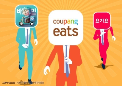 수수료 역풍에 쿠팡이츠 돌풍…배민, 2%대 수수료 검토