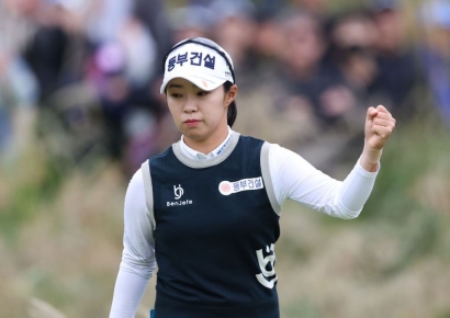 ‘가을여왕’ 김수지, 2타 차 우승…‘내가 블루헤런의 여왕’