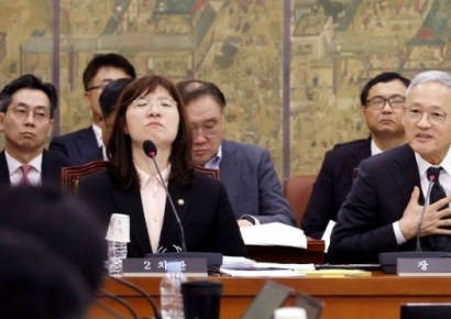 [포토] 문체부 국정감사 출석한 유인촉 장관