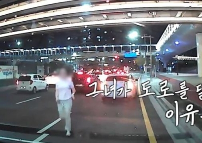 "도와주세요"…대로변에 차 세우더니 경찰차 향해 달려간 여성