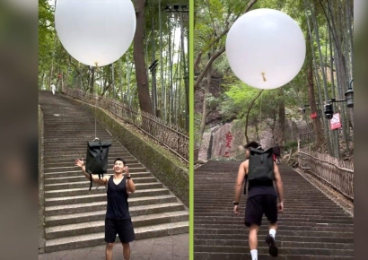 '게으른 등산객' 맞춤 발명품…배낭에 붙여 무게 줄이는 '이것'