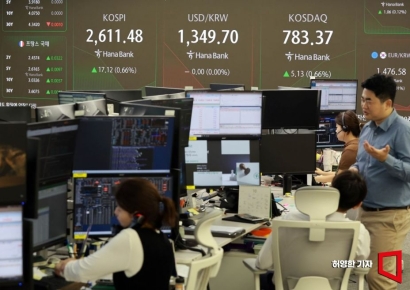 코스피 강보합 마감…삼성전자, 19개월 만에 '5만전자'