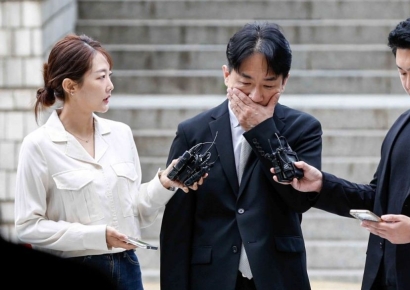 [포토] 영장실질심사 앞둔 류화현 위메프 대표