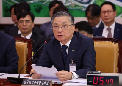 이한준 LH 사장 "용산어린이정원 조성 사업에 LH 관여 안해" [2024 국감]