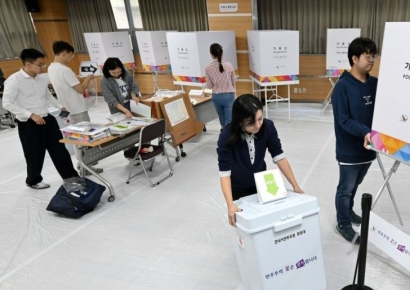 [포토] 서울시교육감 사전투표 D-1