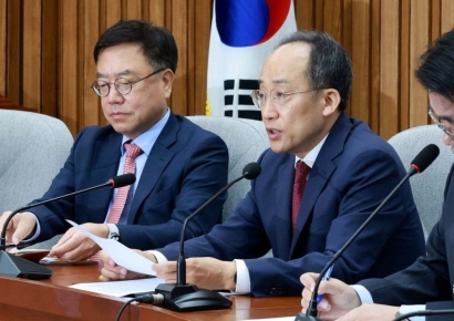 [포토] 추경호 "野상설특검 저지 위해 권한쟁의심판청구 등 법적조치"