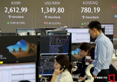 [포토] 코스피 소폭 상승 출발