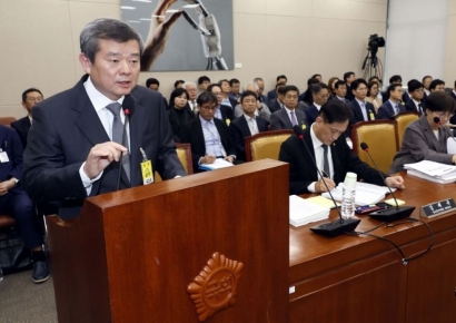 [포토] 업무보고하는 박민 KBS사장