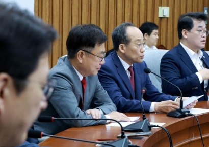 [포토] 추경호 "北 도로 폭파, 정전협정 위반…野, 국민불안 행위 자제"