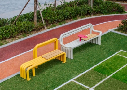 현대건설, 아파트 벤치 등에 창의적인 디자인 적용