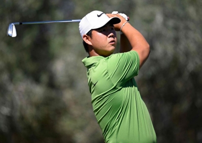 대회 2연패 김주형 뒷심…‘보기 2개 이후 버디 5개’