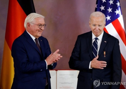 바이든, 하마스 수장 신와르 사망에 "정의의 순간"