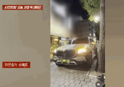 '출렁출렁' 새벽 인도 거닐던 외제차…"스트레스 풀려고" 