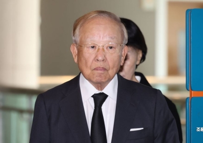 [포토] 이상득 전국회부의장 빈소 향하는 손경식 회장