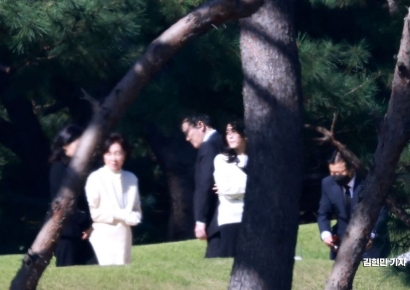 [포토] 이재용 회장, '이건희 4주기' 추도식 참석