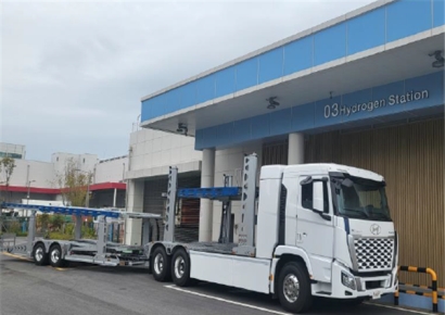 1회 충전에 380km 주행…국내 첫 수소 차량운반트럭 투입