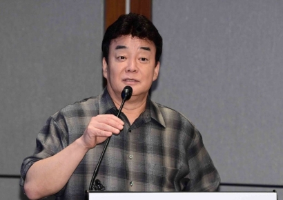 [포토] 미래비전 발표하는 백종원 더본코리아 대표