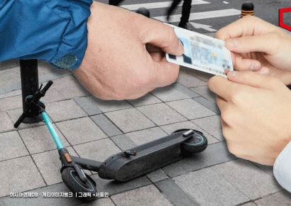 "갑자기 낚아챘다" vs "정차 지시했다"…킥보드 10대 뇌출혈 과잉단속 논란