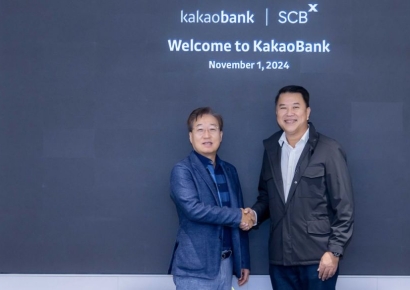 태국 금융지주 SCBx, 카카오뱅크 방문…"가상은행 인가 협력 공고화"