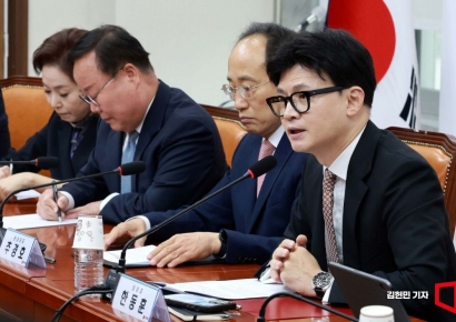 [포토] 한동훈 "대통령이 솔직히 밝히고 대국민 사과해야"
