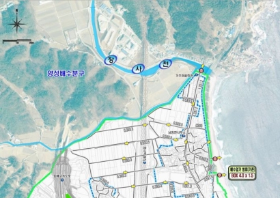 영덕군 양성·장사리, 하수도정비지역 지정 254억원 확보