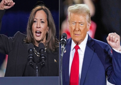 유권자 6명 뉴햄프셔주 딕스빌노치서 해리스 vs 트럼프 '3대 3' 동률