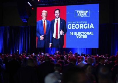 경합주 승기 트럼프, 연설 위해 이동…'대선 승리' 선언하나