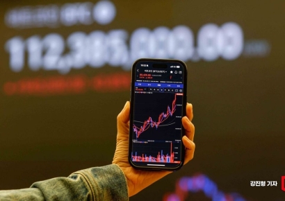 [포토] '끝 없이 상승하는 비트코인'