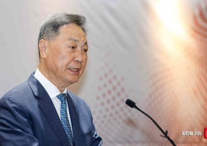 [포토] 대한체육회장 출마 포부 밝히는 강태선 회장