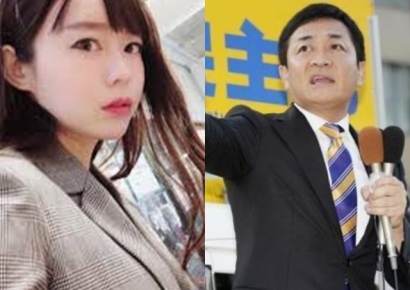 16세 연하 여배우와 불륜 파장…日 정계거물 "사실이나 사퇴는 안 해"