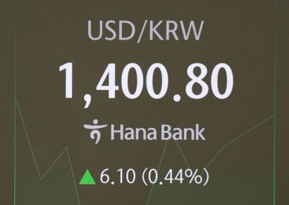 트럼프 보호무역 우려에…환율 1400원 뚫으며 2년만에 최고치(종합)