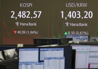 코스피, '검은 월요일' 이후 99일만에 2500선 붕괴…'코리아 런' 가속화