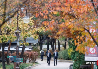 [포토] 수능 한파 없는 포근한 가을날