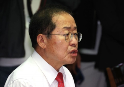 홍준표 "지지율 10%대 여당 대표, 창피한 줄 알아야"