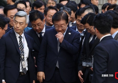 [포토] 이재명 대표 선고 공판 출석