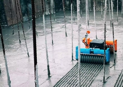 포스코이앤씨 '콘크리트 시공이음부 요철생성 로봇' CES 혁신상