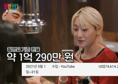 "전성기 수익 月 1억 넘어"…165만 유튜버 히밥 수익 공개