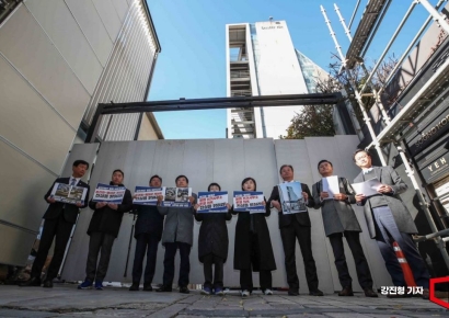 [포토] 예화랑 방문한 민주당 명태균게이트 진상조사단