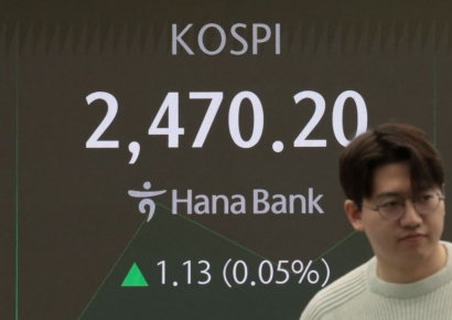 코스피, 외국인 순매수에 소폭 상승…"삼성전자는 보합"