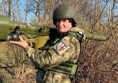 "러 미사일 격추시켰어요"…유치원 여교사, 실전 첫 경험