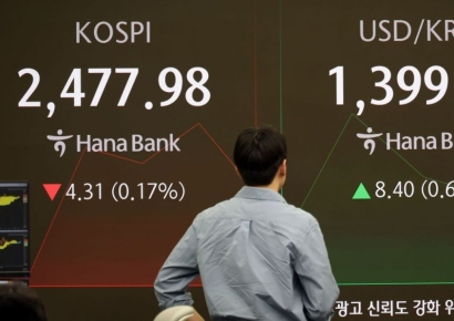 [포토] 원/달러 환율 1400원 턱밑
