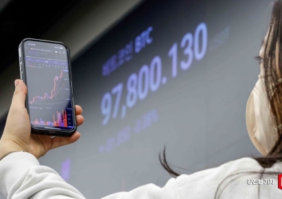 [포토] 비트코인 9만9천달러 돌파 '10만 달러 눈앞'