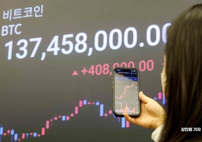 [포토] '거침없이 상승하는 비트코인'