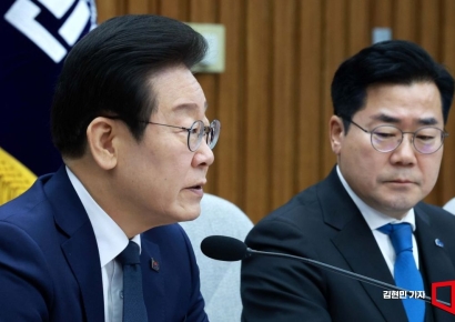 [포토] '위증교사 선고' 앞둔 이재명 "사법부 비난 바람직하지 않아"