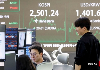 [포토] '코스피 2500선 돌파'