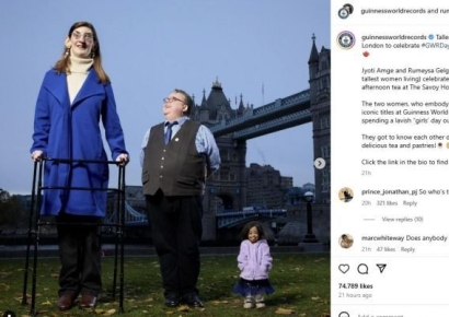 세계최장신 튀르키예 동생·세계최단신 인도언니 만나서 한 이야기