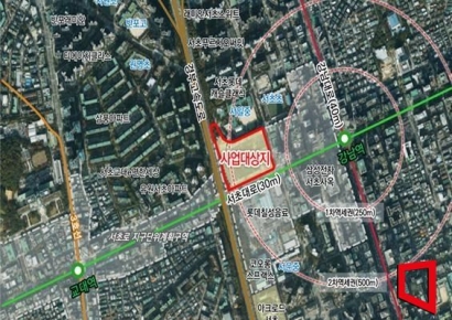 강남역 인근 서초진흥아파트, 857가구 규모 도심형 복합주거단지로