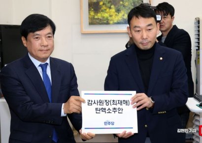 [포토] 민주당, 감사원장 탄핵소추안 제출