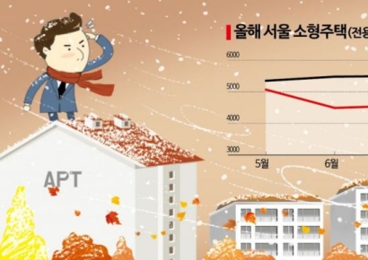 "빌라 갈 바엔 아파트 갈래요"…서울 소형 아파트 전세, 6개월 연속 빌라 앞질러