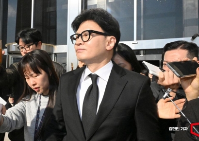 [포토] 총리 공관 향하는 한동훈 대표